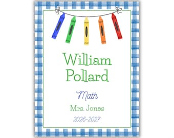 Printable Binder Cover, Folder Cover, Back to School, Binder Template, Editable, Digital