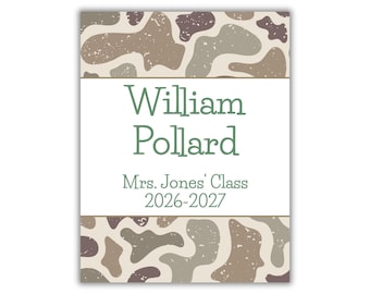 Printable Binder Cover, Folder Cover, Back to School, Binder Template, Editable, Digital