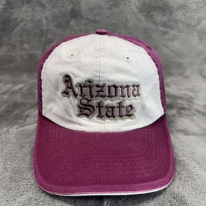Vintage ASU Sun Devils Hatt Utrustning För Sport Bomullsrem Bakkeps