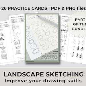 Practice Book for Landscape Sketching