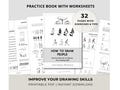 How to Draw People | Figure Sketching Practice Book, Printable PDF Workbook, Beginner to Intermediate, Drawing Exercises product logo