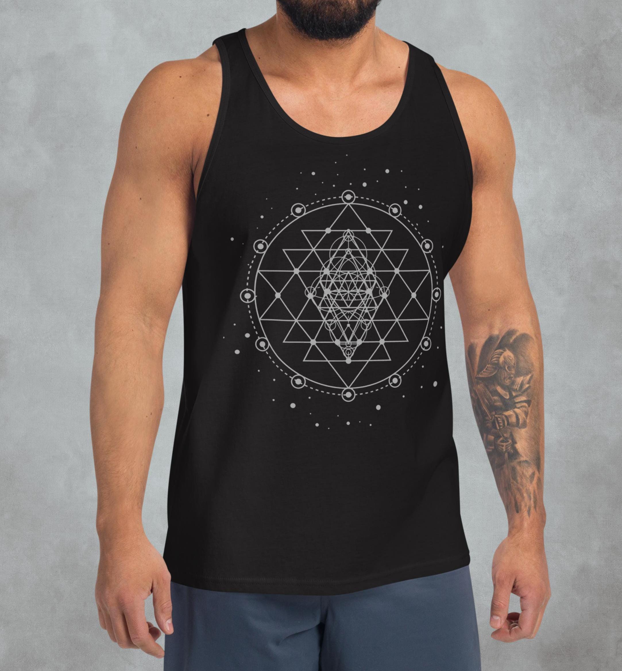 GOA Rituals Tank Top - Psychedelic Design, Lässig