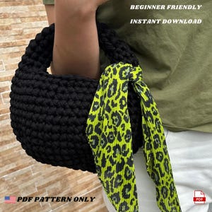 Urban Doll Chunky Bag Häkelanleitung - Anfängerfreundliches PDF - Trendige strukturierte Handtasche für Frauen 2025