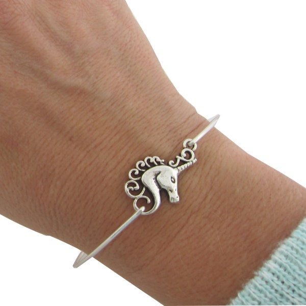 Unicorn Bracelet Unicorn Charm Bracelet Unicorn Jewelry for Adult Women Bridal Shower Bride Bridesmaid Mythical Creature Mythology Jewelry