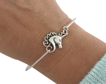 Unicorn Bracelet Unicorn Charm Bracelet Unicorn Jewelry for Adult Women Bridal Shower Bride Bridesmaid Mythical Creature Mythology Jewelry