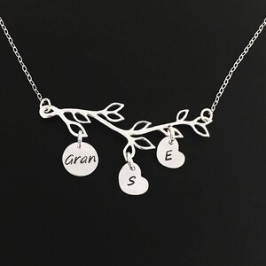 Gran Necklace Personalized Gran Gift Womens Family Necklace Mother&#39;s Day Gift Granny Gift Granna Gift Grannie Gift Christmas Gran Jewelry