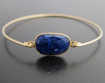 Lapis Lazuli Bracelet Lapis Lazuli Jewelry Blue Lapis Bracelet for Women Blue Lapis Jewelry Blue Gemstone Bracelet Blue Stone Bracelet Gift