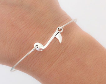 Musical Note Bracelet Musical Note Jewelry Music Theme Bracelet Music Theme Gift for Christmas Gift Music Student Music Teacher Appreciation