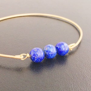 Lapis Lazuli Bead Bracelet Lapiz Lazuli Bracelet Lapiz Lazuli Jewelry Blue Bead Bracelet Lapis Bead Bracelet Blue Stone Bracelet Gift Women