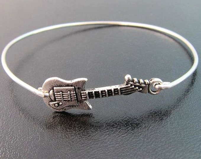 Guitar Bracelet for Women Guitar Jewelry Guitar Gift Idea for Her Guitarist Gift Guitar Player Birthday Gift Guitar Lover Guitar Teacher