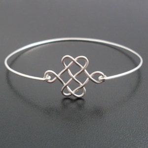 Celtic Knot Bracelet Bridesmaid Knot Bangle Celtic Bracelet for Women Celtic Jewelry Wedding Knot Wedding Jewelry Gift Scottish Jewelry