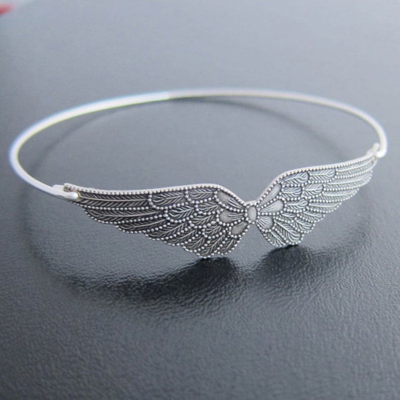 Angel Wing Bracelet, Angel Bracelet, Angel Wings Jewelry, Angel Gift for Mom, Nana Grandma Women Friend Angel Jewelry Bild 3