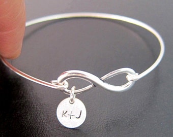 Mini Infinity Girlfriend Bracelet Personalize Gift for Girlfriend Valentines Day Gift Jewelry for Her Girlfriend Gift Idea from Boyfriend