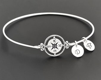 Compass Bracelet High School Graduation Gift Jewelry for Daughter Sister Her Best Friend from Mom Dad Grandma Teen Girl Teenage Grad Gift