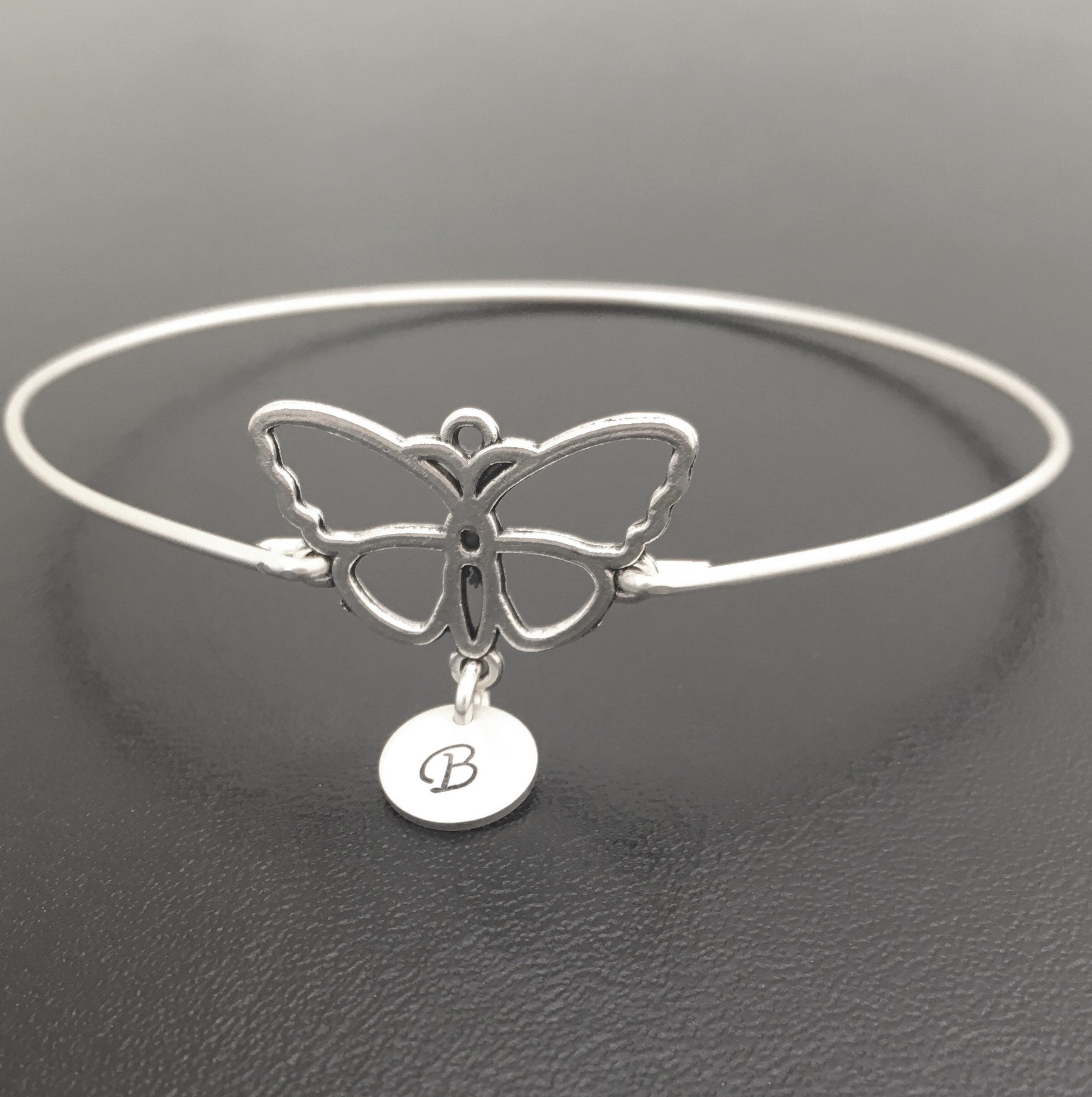 Butterfly Bracelet Meaningful Gift Charm Bracelet Personalized Etsy