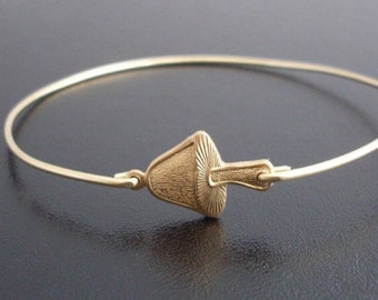 Mushroom Bracelet Mushroom Bangle Bracelet Mushroom Charm Bangle Bracelet Mushroom Jewelry Fungus Jewelry Mushroom Charm Bracelet Bangle