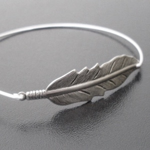 Boho Jewelry Feather Bracelet Hippie Jewelry Feather image 1