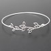 Olive Branch Bracelet Bridesmaid Gift Idea Bridesmaid Bracelet Silver Tone Bracelet Bridesmaid Gift Bracelet Bridesmaid Jewelry Bangle