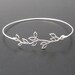 Olive Branch Bracelet Bridesmaid Gift Idea Bridesmaid Bracelet Silver Tone Bracelet Bridesmaid Gift Bracelet Bridesmaid Jewelry Bangle 