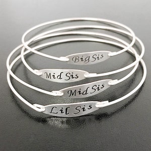 Four Sisters Bracelets Set, Four Sisters Jewelry, Four Sisters Gifts from Sister from Brother Gifts Four Sisters Christmas Gifts Birthday
