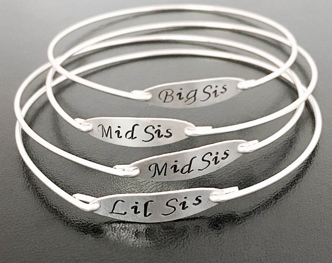 Four Sisters Bracelets Set, Four Sisters Jewelry, Four Sisters Gifts from Sister from Brother Gifts Four Sisters Christmas Gifts Birthday