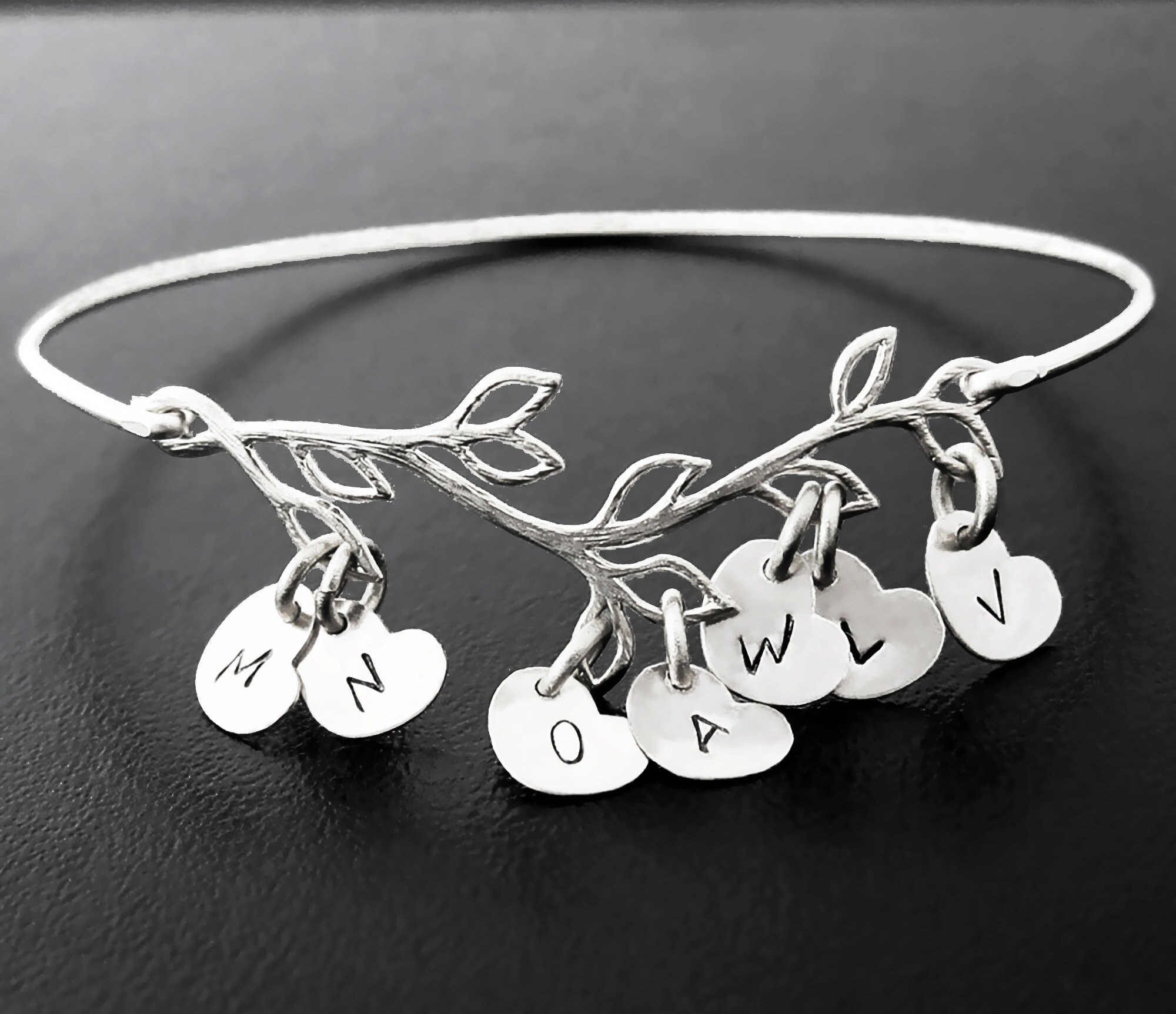 Sterling Silver Mimi Bracelet Unique Gift for Mom Grandma