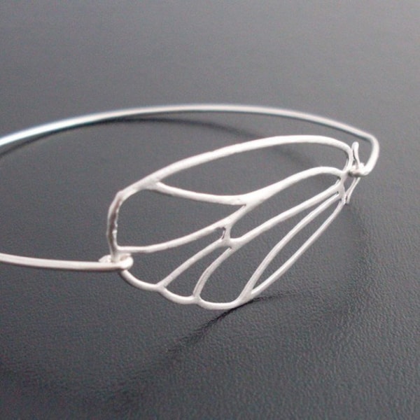 Butterfly Wing Bracelet Butterfly Wing Jewelry Modern Minimalist Jewelry Modern Jewelry Modern Bracelet Minimalistic Bracelet Wing Bangle