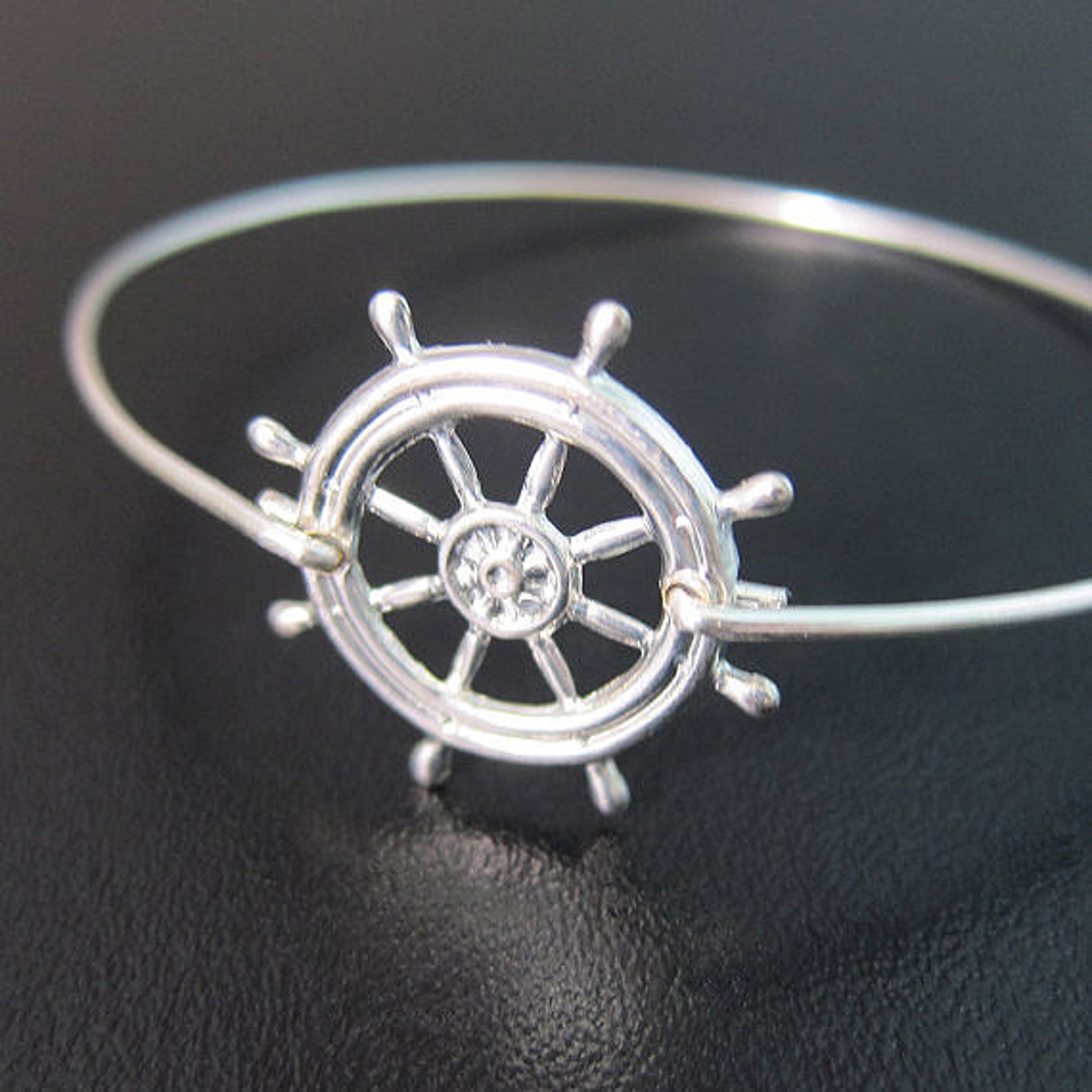 Ship Steering Wheel Bracelet Ocean Inspired Jewelry Ocean Etsy