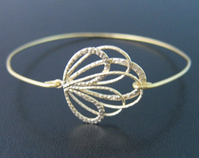Peacock Feather Jewelry Peacock Bracelet Peacock Bridesmaid Gift Peacock Bridal Jewelry Gold Plated Bridal Bracelet Peacock Bangle Bracelet
