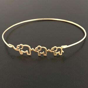 Mom with Baby Elephant Initial Bracelet Mothers Day Gift for Young Mom Elephant Gift Her Mothers Day Bracelet for Daughter or your Sister image 5