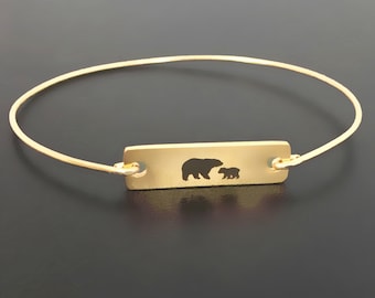 Mama Bear Bracelet Cadeau de grossesse Maman à être ou nouvelle première fois maman Cadeau de fête des mères Femme enceinte Belle-fille enceinte Soeur Meilleure amie