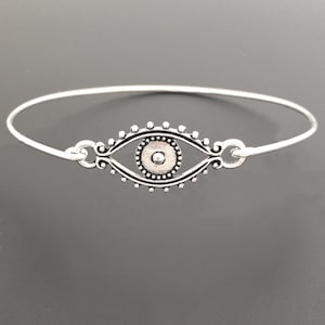 Evil Eye Bracelet, All Seeing Eye Bracelet, Evil Eye Jewelry, Protection Bracelet, Third Eye Jewelry, Evil Eye Bangle