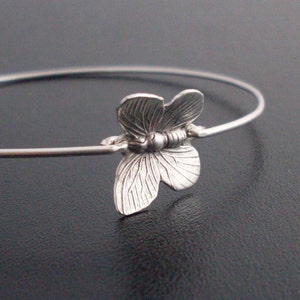 Butterfly Bracelet Butterfly Jewelry for Women Bridesmaid Gift Bracelet Butterfly Charm Bracelet Entomologist Gift Butterfly Bangle Bracelet