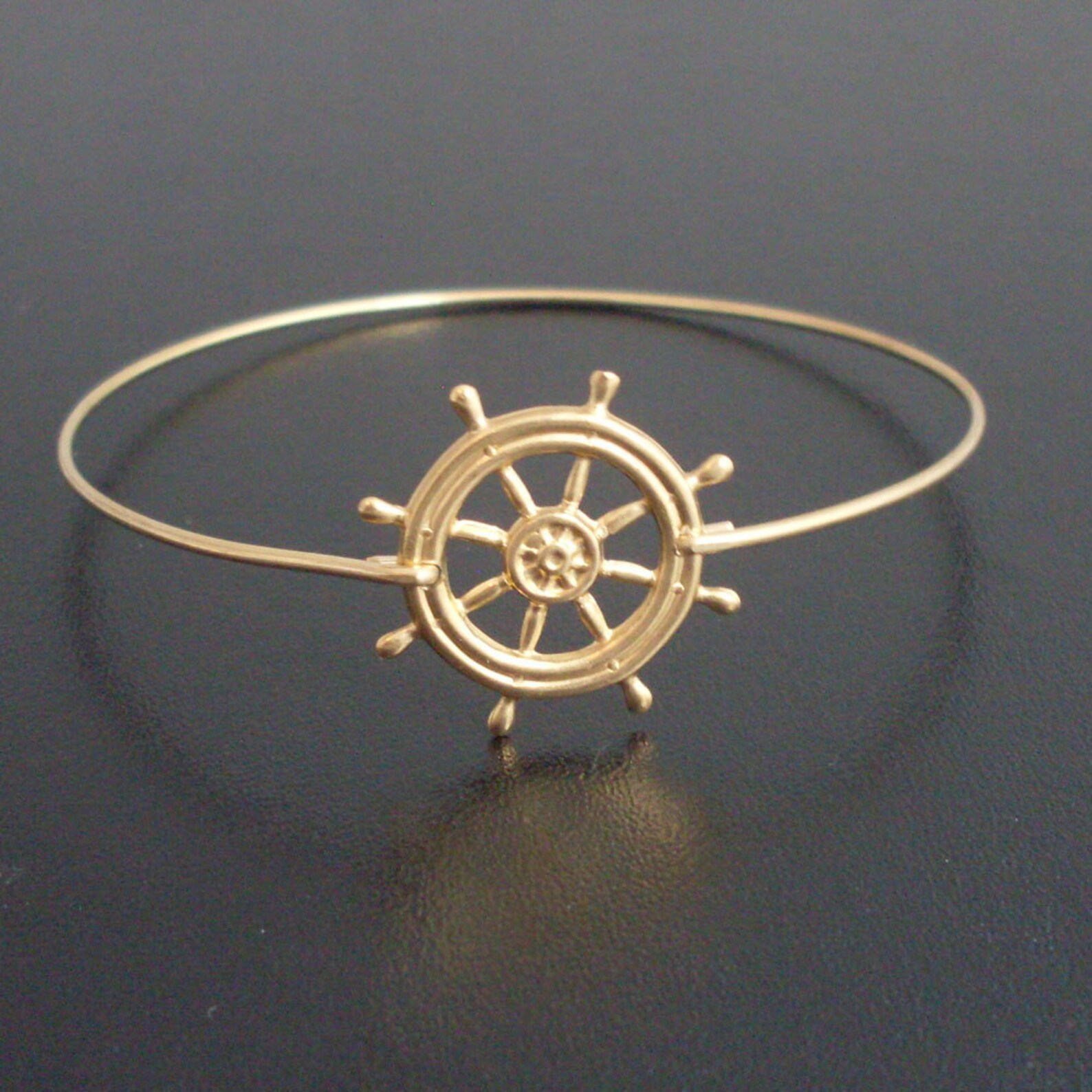 Ship Steering Wheel Bracelet Ocean Inspired Jewelry Ocean Etsy