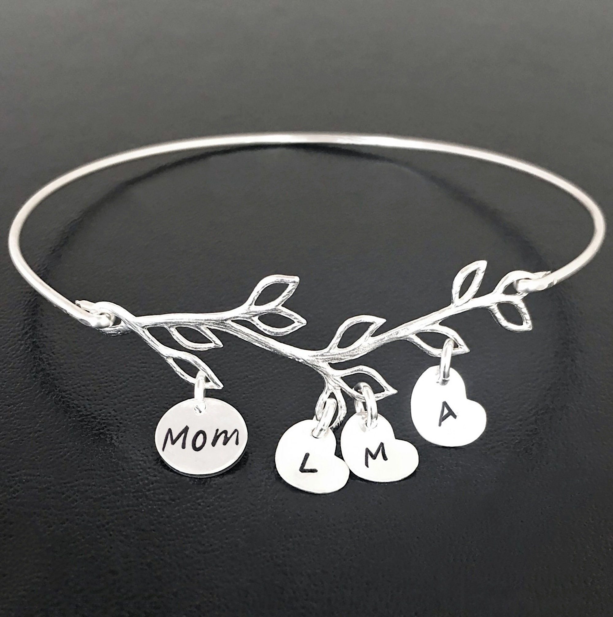Mom Charm Bracelet Personalized Mom 