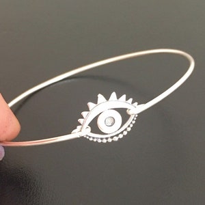 Evil Eye Bracelet, Protection Bracelet, Evil Eye Jewelry, Turkish Jewelry, Turkish Bracelet, Third Eye Jewelry, Evil Eye Bangle