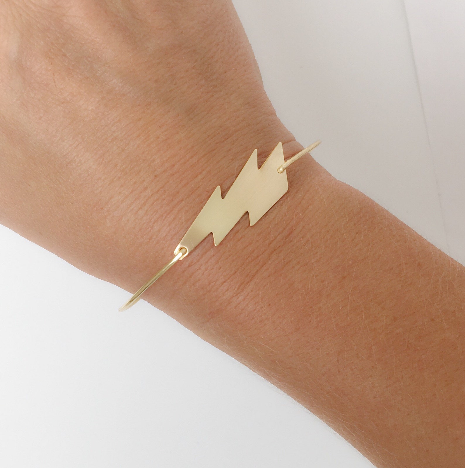 Lightning Bolt Bracelet Lightning Bolt Jewelry Weather Etsy
