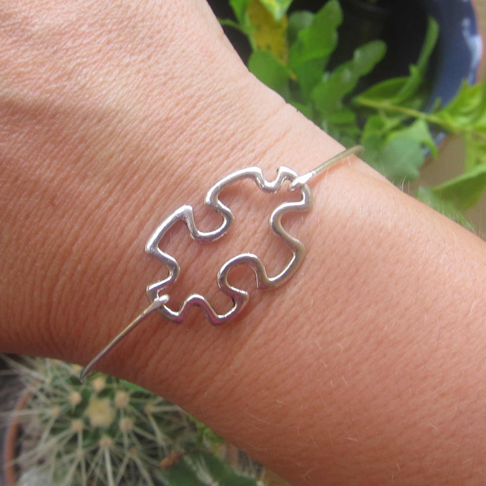 Jigsaw Puzzle Bracelet Jigsaw Puzzle Jewelry Jigsaw Puzzle Etsy