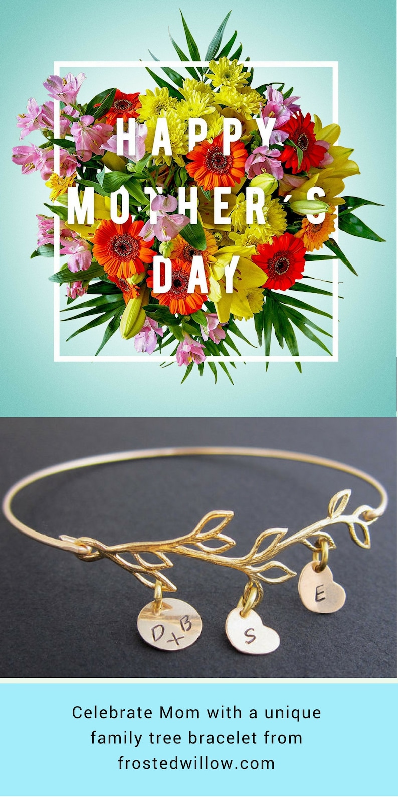 Unique Mothers Day Gift from Her Children Adult Kids Grown Daughter Son Family Tree Jewelry Mothers Day Bracelet Personalized Jewelry Mom image 10