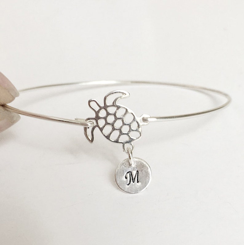 Sea Turtle Jewelry Sterling Silver Sea Turtle Bracelet for | Etsy