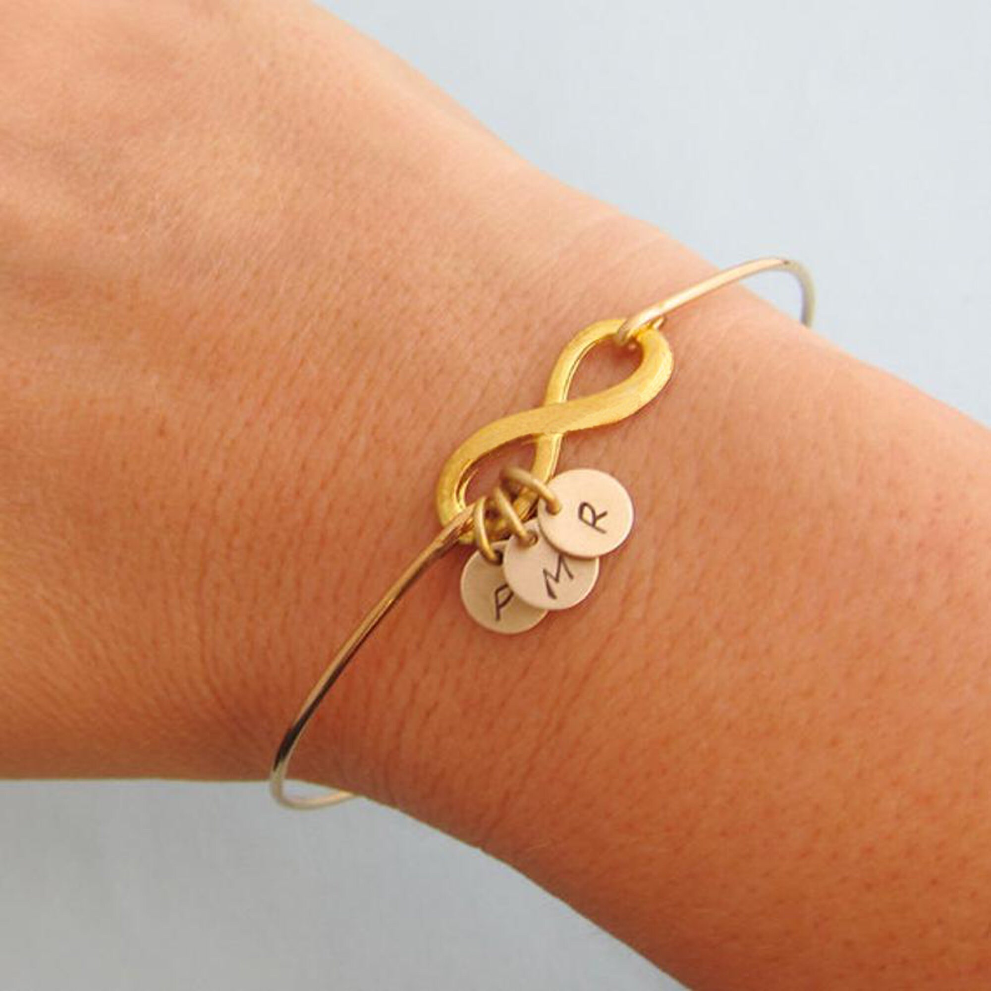 Mini Infinity Friendship Bracelet 2 3 4 5 Or 6 Charms Best Friend 