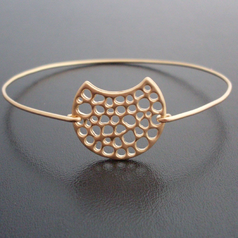 Gold Moon Bracelet Gold Moon Charm Bracelet 14k Gold Charm | Etsy