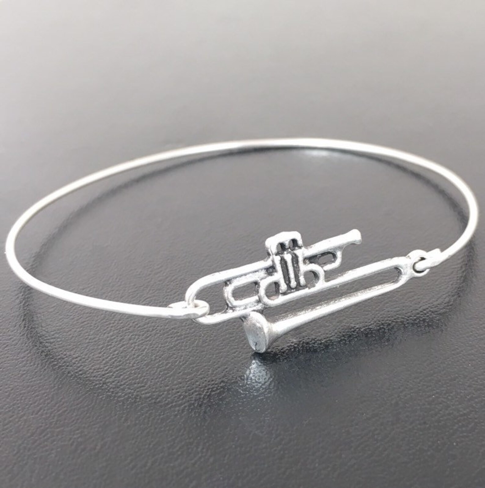 Trombone Bracelet Marching Band Jewelry Trombone Jewelry Etsy