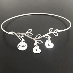 Personalized Gran Bracelet Gran Gift Mothers Day Gift Gran Granny Gift Granna Gift Gaga Grannie Gift Gran Birthday Gift Custom Gran Jewelry