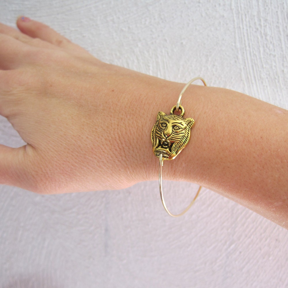 Tiger Bracelet, Tiger Jewelry, Statement Bracelet for Women, Statement