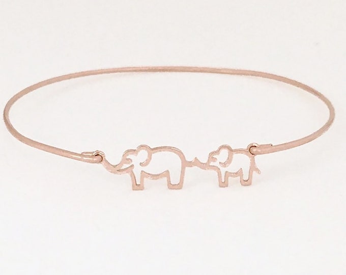 Mom & Baby Elephant Expecting Mom Bracelet Mothers Day Gift for Pregnant Mom Wife Best Friend Daughter in Law Sister Future Mom to be Gift