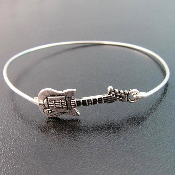 Music Guitar Leather Bracelet - Artistic Pod