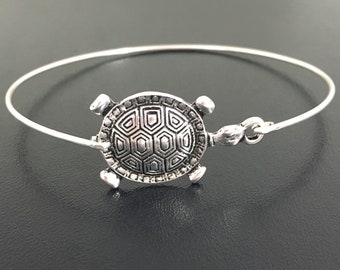 Turtle Bracelet, Turtle Jewelry, Tortoise Bracelet, Tortoise Jewelry, Tortoise Bangle Bracelet