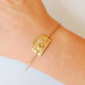 Camera Bracelet Camera Jewelry Camera Charm Bracelet Camera Bangle Steampunk Jewelry for Women Steampunk Bracelet Steam Punk Bracelet image 2