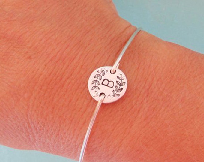 Unique Bridesmaid Jewelry Unique Bridesmaid Gift Idea Cool Bracelet for Women Initial Jewelry Bracelet Initial Bracelet Cool Bridesmaid Gift